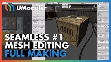 UModeler 2.0 Full Making Video - Seamless Mesh Editing #1