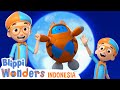 Apa itu Gravitasi? | Blippi Wonders | Kartun Anak Anak | Moonbug Kids Indonesia