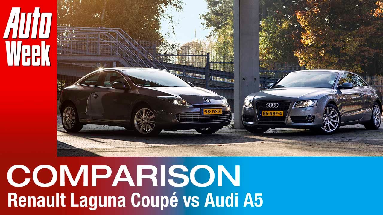 Nationaal volkslied Onafhankelijk Acquiesce Occasion dubbeltest - Renault Laguna Coupé vs Audi A5 - YouTube