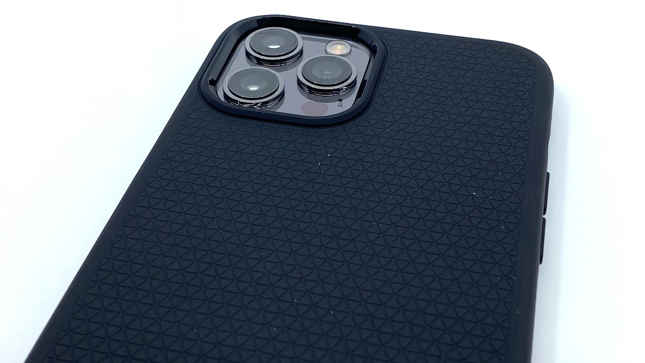 Spigen Liquid Air Armor Designed for iPhone 12 Pro Max Case (2020) - Matte  Black