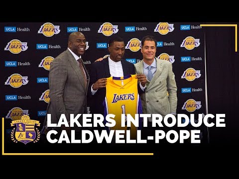 Lakers Introduce Kentavious Caldwell-Pope (Press Conference)
