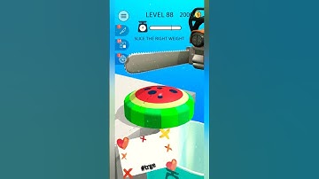 ASMR SLICING 😊😇🥰|Gameplay|Level 88|#shorts|#trge