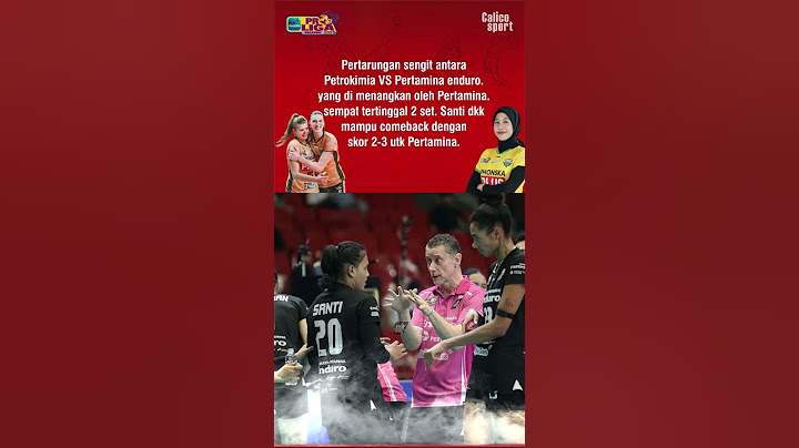 Santi menyala, Mega tak berkutik. Pertamina comeback Petrokimia dengan skor 3-2. #proliga