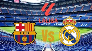 LaLiga RIVALRY MATCH REAL MADRID VS FC BARCELONA (el Clasico battle)