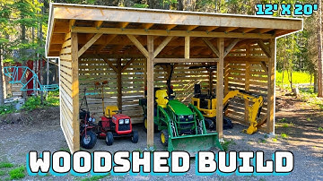 BUILDING A WOODSHED [FULL BUILD]