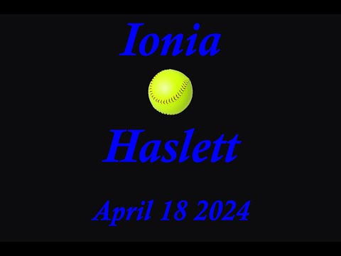 Ionia vs Haslett   Game 2- Start video at 1:06.25 for the walk off home run!!!