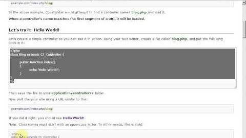codeigniter ตอนที่ 1 การเริ่มใช้โปรแกรม