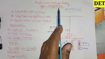 VAGM22 INSTANTANEOUS VOLTAGE PROTECTION RELAY | Under Voltage Relay | Testing | Practical #VAGM22