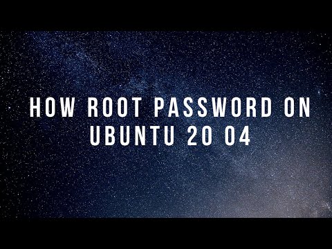 How set root password on Ubuntu 20 04