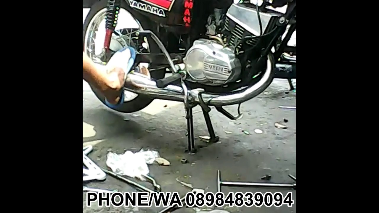 Knalpot Standar Racing RX KING SPEED CORNER MUFFLER Suara Garing