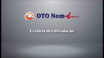 Gestion des livraisons