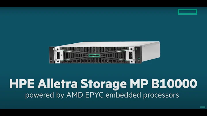Modernize your storage experience with HPE Alletra Storage MP B10000