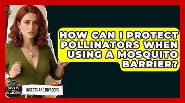 How Can I Protect Pollinators When Using A Mosquito Barrier? - Insects and Invaders