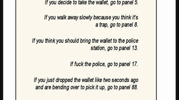 Choose your own adventure