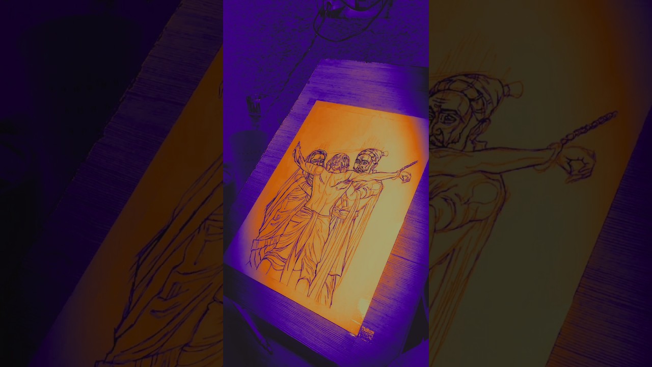 chhatrapati sambhaji maharaj 🫡🫀✨| chhaava movie drawing🎨🖌|  