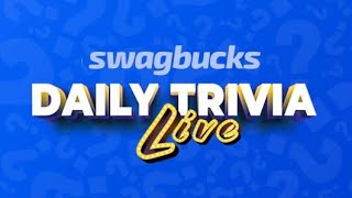 Swagbucks Daily Trivia Live 2.10.2026