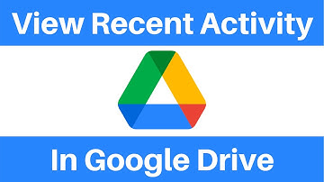 How To View Your Google Drive Activity