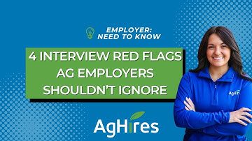 4 Interview Red Flags Ag Employers Shouldn’t Ignore