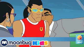 SUPA STRIKAS S05 E63 Cheer and Loafing in Las Vegas | Football Cartoon | MOONBUG KIDS - Superheroes