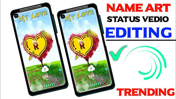 Trending  Effect Name Video Editing In Alight motion App |Name Art Video Editing In Alight motion