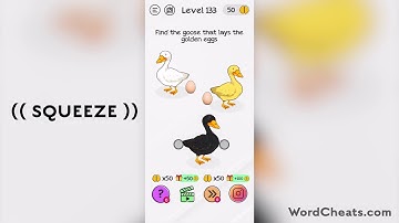 Braindom Level 133 - Find the goose that lays the golden eggs