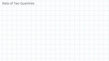 3.3.1 - Ratio of Two Quantities