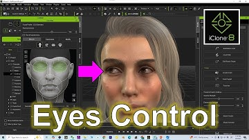 iClone 8 Eyes Control Tutorial #iclone #eye #eyes #tutorial #3danimation #reallusion #facepuppet