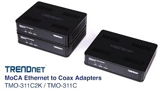 Trendnet Ethernet Over Coax Adapter - Tmo-311C Tmo-311C2K