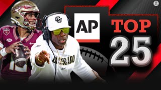 AP Top 25 Released: Colorado ENTERS Top 25, Florida State JUMPS To No. 4 I CBS Sports