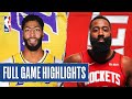 LAKERS at ROCKETS FULL GAME HIGHLIGHTS | August 6, 2020