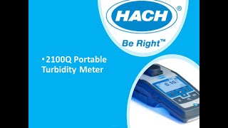 Hach Portable Turbidity Meter Model 2100Q