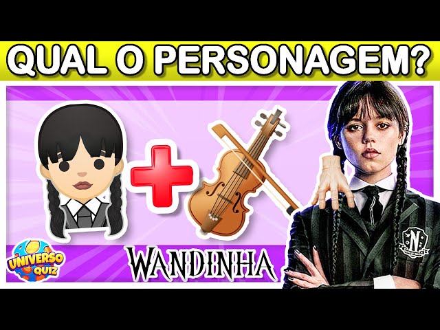 Wandinha Quiz - Encontre o EMOJI Diferente Wandinha Addams - Find The Odd  Emiji Out Wednesday in 2023