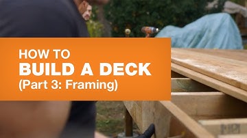 Deck Framing (How to Build a Deck Part 3/5)