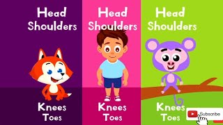 Head Shoulders Knees and Toes Song - Learn to Identify the Body Parts | Kiddopia Songs screenshot 5
