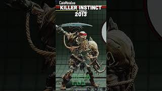 A EVOLUÇÃO GRÁFICA DE SPINAL DO KILLER INSTINCT 1 AO 3 #shorts #killerinstinct