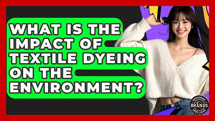 What Is The Impact Of Textile Dyeing On The Environment? - Designer Brands Spotlight