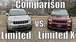 2019 Jeep Grand Cherokee Limited vs Limited X Comparison Review