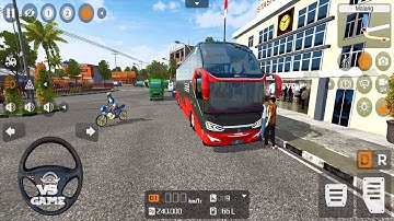 New Scania SR2 High Deck Passengers Transport - Bus Simulator Indonesia Gameplay