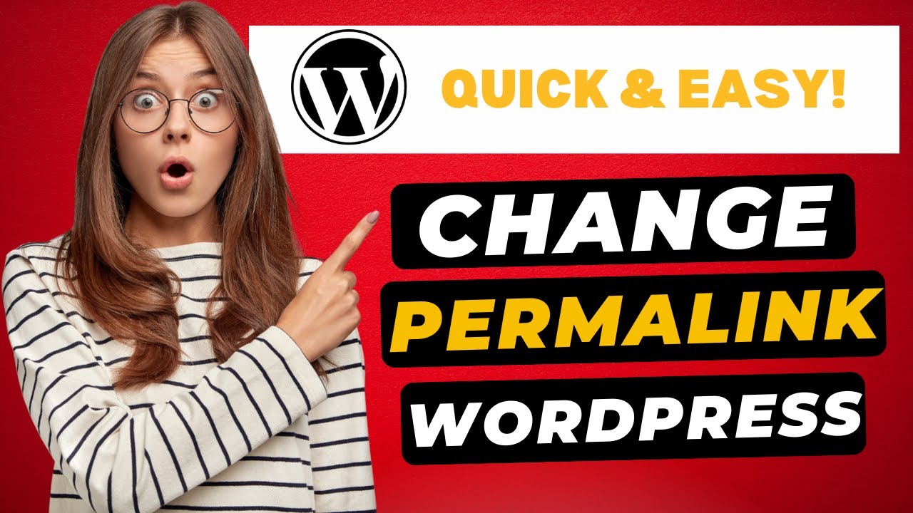 How To Change Permalink In WordPress FAST Easy YouTube