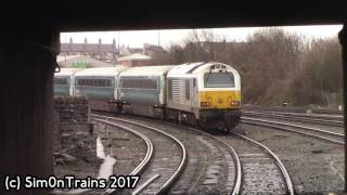 Trains at Holyhead (28th February 2017)