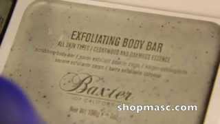 In this masc minute, jamie talks about the new baxter of california
exfoliating body bar. find it (and other products) here:
http://www.shopmasc.com/b...