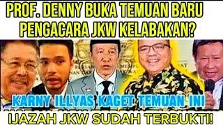 OH MY GOD, SUDDENLY PROF. DENNY INDAYANA EXPOSED JOKOWI'S DIPLOMA AT ILC, SO THIS IS THEIR STRATE...