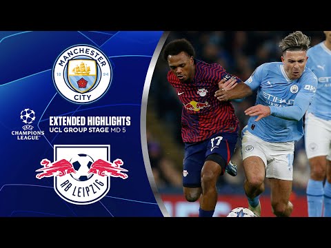 Man. City vs. RB Leipzig: Extended Highlights | UCL Group Stage MD 5 | CBS Sports Golazo