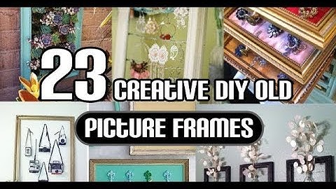 23 Creative DIY Old Picture Frames