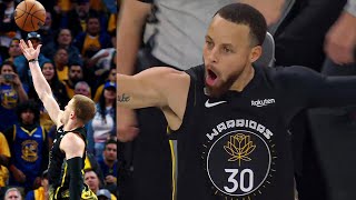 "That's My Move!" - Donte DiVincenzo WOWS Steph Curry With Scoop Shot At The Buzzer! screenshot 3