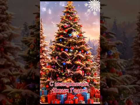 С наступающим Новым годом, друзья! Чудесная открытка для вас! С пожеланием счастья! #новыйгод