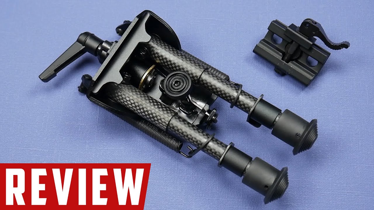 Review Tactical Carbon Fiber Bipod QD BipodFactory YouTube