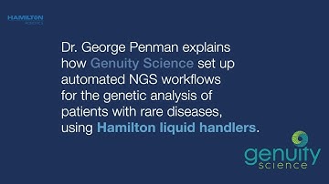 Automation of NGS workflows – The Journey of Genuity Science