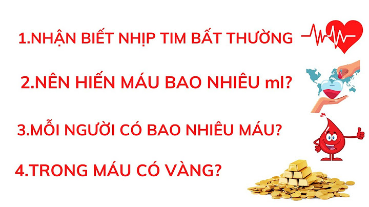 Trung bình con người có bao nhiêu lít máu năm 2024