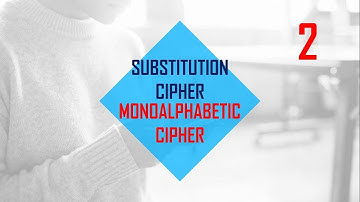 MonoAlphabetic Cipher -Substitution Technique